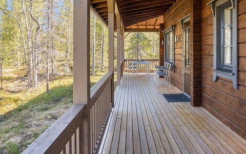 Kiehtäjän Lahti: Bois, Porche, Parquet, Dur, Sol, Planche, Tache De Bois, Sol, Plate-Forme, Chalet
