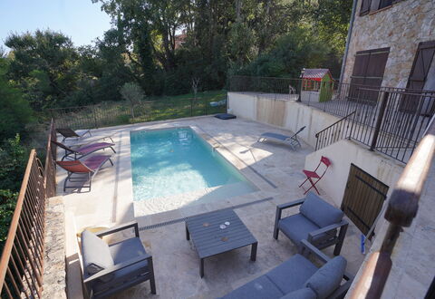 Lou Lann Vras: Piscine, Mobilier De Jardin, Meubles, Composite, Recours, Balancelle, Chaise, Parapluie, Dalle, Ombre