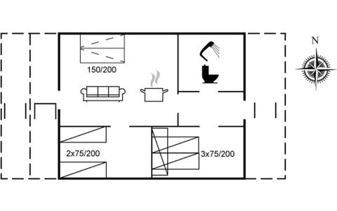 Jesper - 350M from the Sea: Meubles, Design Intérieur, Appartement, Sol, Sol, Table, Chaise, Pièce, Domicile, Table Cuisine Et Salle A Manger