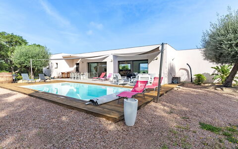 Villa Lamas: L'Eau, Plante, Jour, Propriété, Bâtiment, Piscine, Bleu Azur, Arbre, Ciel, Architecture
