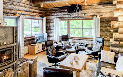 Villa Rokova: Bois, Meubles, Domicile, Chalet, Cabane En Rondins, Salon, Chaise, Dur, Tache De Bois, Lumber