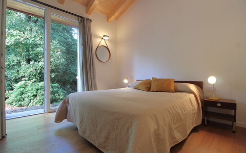 Casa Delle Eriche, Colli Euganei, Pool, Wifi: Lit, Design Intérieur, Chambre, Meubles, Literie, Mur, Drap De Lit, Bois, Sol, Sol