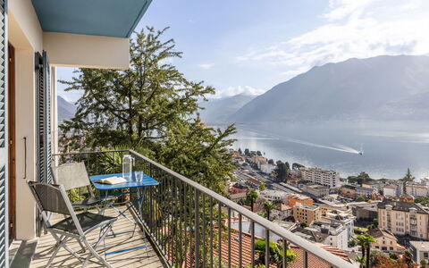 Egner- Apt.panorama: Ciel, Nuage, Plante, Bleu Azur, Bâtiment, Montagne, Condominium, Bois, Zone Résidentielle, Arbre