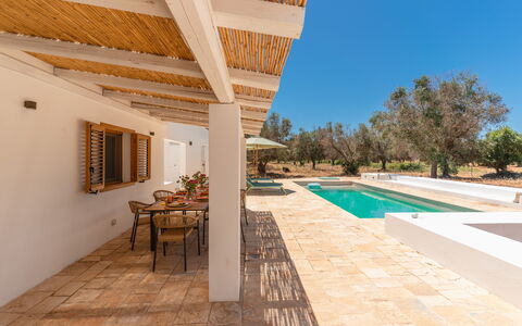 Villa Jolie: Piscine, Biens, Ombre, Conception, Tuile, Recours, Villa, Hacienda