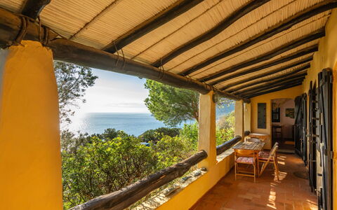 Capo Boi: Ciel, Ombre, L'Eau, Bois, Plante, Bâtiment, Arbre, Porche, Mobilier De Jardin, Chalet