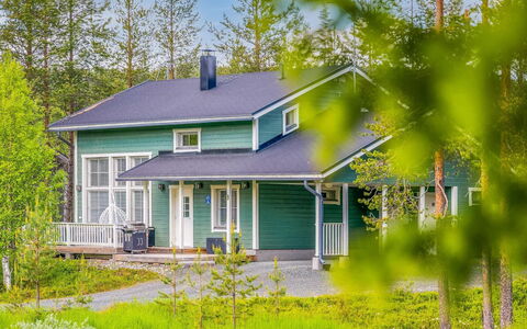 Rukan Tunturituuli: Bois, Neige, Chalet, L'Hiver, Toit, Domicile, Gelé, Cabane En Rondins, Siding, Pente