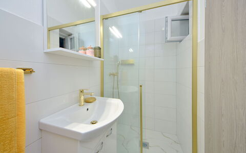 Brankovi Dvori: Salle De Bains, Mur, Luminaire Plomberie, Sol, Design Intérieur, Lavabo, Sol, Toilette, Plafond, Plomberie