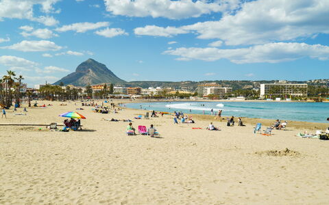 Jávea 444: Ciel, Plan D'Eau, Plage, Été, Côte, Le Sable, Des Loisirs, Rive, Vacances, Loisir