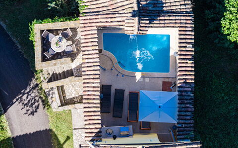 Franz: Bleu, Piscine, Mobilier De Jardin, Meubles, Parapluie, Balancelle, Recours, Chaise, Ombre, Eco Hôtel