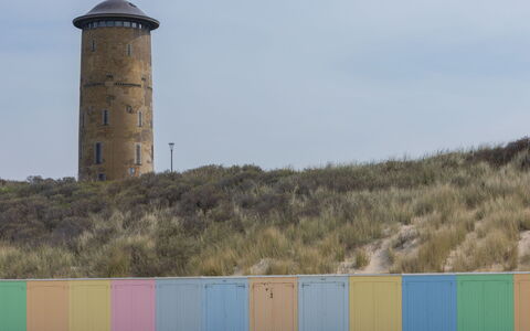 Domburgse Oase: Horizon, Paysage, Écorégion, Le Sable, La Tour, Lot Terre, Plage, Côte, Rive