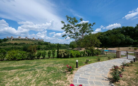 La Capanna, Borgo Campassini, Monteriggioni: Herbe, La Nature, Paysage, Prairie, Arbuste, Lot Terre, Plaine, Jardin, Printemps, Plantation
