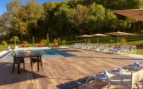 Le Volte, Borgo Campassini, Monteriggioni: Piscine, Mobilier De Jardin, Meubles, Recours, Balancelle, Chaise, Eco Hôtel, Parapluie, Loisir, Jardin