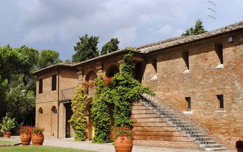 Il Tinaio: Architecture, Biens, Hacienda, Jardin, Aménagement Paysager, Cour, Allée, Cour, Brique, Manoir