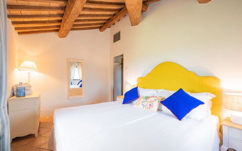 Villa Sibilla: Bleu, Meubles, Domicile, Appartement, Recours, Linge, Piscine, Hôtel, Lit, Chaise