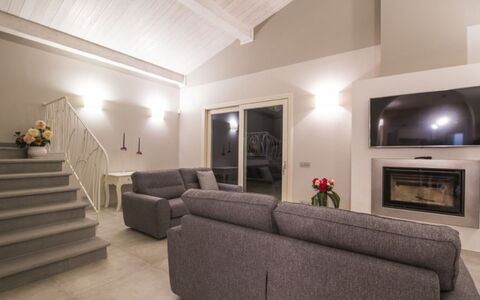 Villa Sara: Design Intérieur, Sol, Meubles, Canapé, Plafond, Sol, Pièce, Salon, Éclairage, Domicile