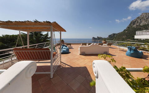 Villa Nerano: Appartement, Balcon, Chaise, Recours, Eco Hôtel, Hôtel, Mobilier De Jardin, Plante D'Appartement, Baie