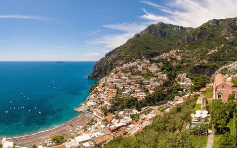 Villa Positano: Côte, Cotiers Et Relief Océaniques, Mer, Promontoire, Promontoire, Océan, Attraction Touristique, Station De Montagne, Rive, Crique