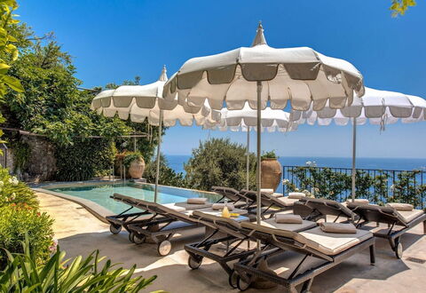 Villa Positano: Parapluie, Mobilier De Jardin, Piscine, Recours, Meubles, Balancelle, Mer, Eco Hôtel, Cotiers Et Relief Océaniques