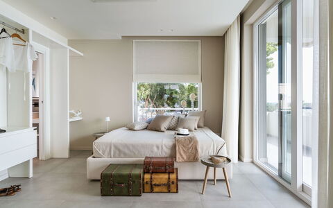 Villa del Faro: Meubles, Design Intérieur, Sol, Sol, Mur, Lit, Chambre, Bois, Plafond, Domicile