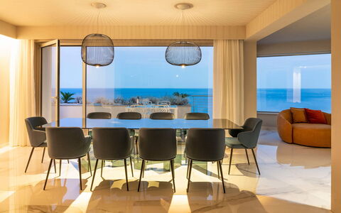 Villa Taormina- Baya Bella: Meubles, Design Intérieur, Sol, Sol, Table, Bois, Chaise, Plafond, Salon, Domicile