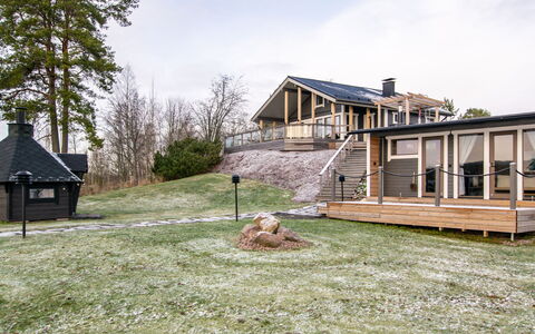 Aurinkopaikka: Bois, Domicile, Maison, Architecture, Chalet, Toit, Lot Terre, Zone Rurale, Porche, Siding