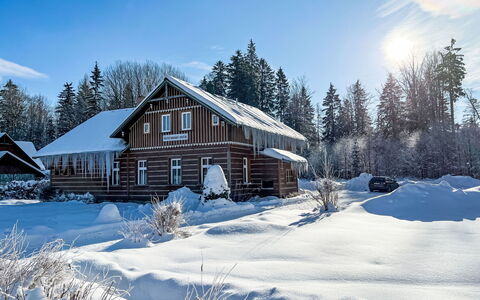 Švýcarský Dvůr Lodge: Neige, Arbre, L'Hiver, Maison, Domicile, Toit, Chalet, Gelé, Zone Rurale, Mélèze