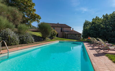 Villa Belvedere: Bleu, Piscine, Hacienda, Villa, Ferme, Caractéristique De L'Eau