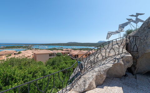 Golfo Aranci Apartments With Ac: Ciel, Ombre, Côte, Balcon