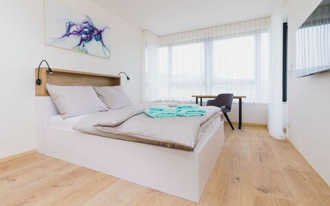 Loucna Pod Klínovcem 176: Lit, Design Intérieur, Meubles, Chambre, Sol, Sol, Mur, Drap De Lit, Bois, Literie