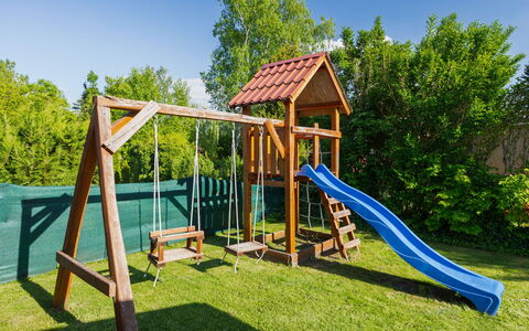 Hullám: Toboggan, Équipement Extérieur Play, Chute, Terrain De Jeux, Loisir, Jardin, Balançoire, Tache De Bois, Dur