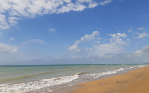 Villetta Elena, Ac, Wifi, Lido Degli Scacchi: Ciel, Bleu, Nuage, Horizon, Jour, Plan D'Eau, L'Eau, Ressources En Eau, Plage, Environnement Naturel