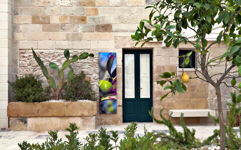 Masseria Capasa: Mur, Brique, Pot De Fleur, Dalle, Jardin, Mur De Pierre, Béton, Brickwork, Plante D'Appartement, Ombre