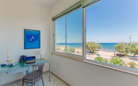 Vista Mare Da Rossella: Mer, Océan, Côte, Ombre, Plage, Caraïbes, Baie, Hôtel, Balcon, Tropiques