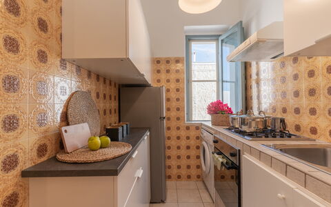 Casa Olimpo: Cuisine, Design Intérieur, Appareil De Cuisine, Comptoir, Principaux Appliance, Sol, Sol, Plafond, Luminaire Plomberie, Cuisinière
