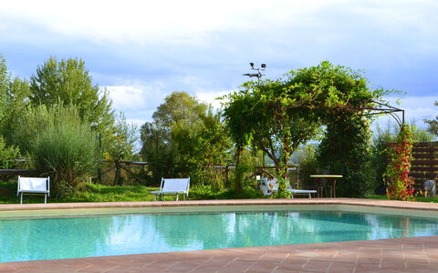Appartamento Poggiolo, Wifi, Near Perugia: Piscine, Mobilier De Jardin, Recours, Jardin, Ombre, Loisir, Eco Hôtel, Aménagement Paysager, Arrière-Cour