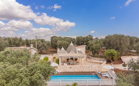 Trullo Quattro Carrini: Piscine, Biens, Loisir, Recours, Hacienda, Villa, Mobilier De Jardin, Vacances, Eco Hôtel