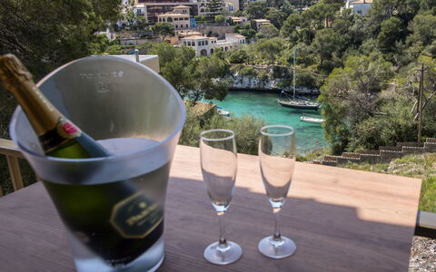 Cas Padrins de Santanyi: Drinkware, Bar, Verres À Pied, Verre De Vin, Du Vin, Mobilier De Jardin