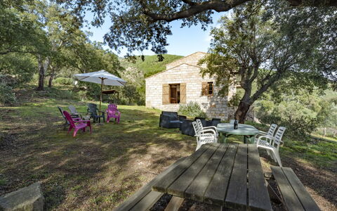 Casa Gialla: Meubles, Chaise, Mobilier De Jardin, Table Cuisine Et Salle A Manger, Verre, Balcon, Ombre, Tableau De Plein Air, Table Basse, Aluminium