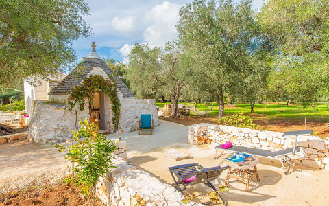 Trullo Della Quercia: Jardin, Aménagement Paysager, Cour, Arrière-Cour, Ferme