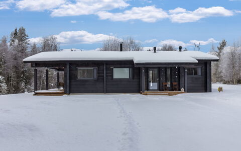 Villa Tuisku: Bois, Maison, Chalet, Toit, Domicile, Porte, L'Hiver, Gelé, Siding, Neige