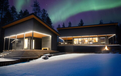 Villa Kesäranta: Chalet, Maison, Domicile, Batiments Jardin, Siding, Cabane En Rondins, Ferme, Biens, Cabanon, Cour
