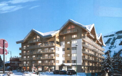 Les Deux Alpes 633: Appartement, L'Hiver, Neige, Condominium, Gelé, Glacial Relief, Alpes, Village De Montagne, Hôtel, Balcon