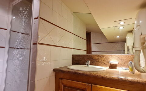 Alpina Lodge: Mur, Sol, Bois, Sol, Luminaire Plomberie, Lavabo, Design Intérieur, Salle De Bains, Plafond, Plomberie