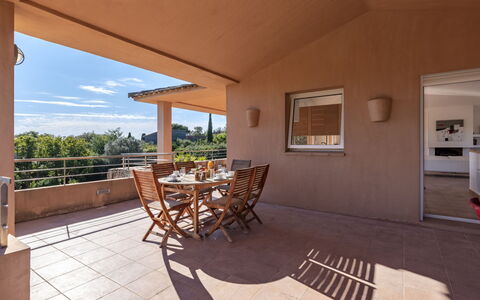 Villa Capicciola: Biens, Cour, Balcon, Villa