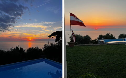 Il Tramonto: Ciel, Nuage, Horizon, Orange, Le Coucher Du Soleil, Crépuscule, Lever Du Soleil, Soleil, Soirée, Afterglow