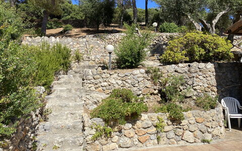 Villa Argentina: Arbuste, Roche, Mur De Pierre, Jardin, Couverture De Sol, Aménagement Paysager, Dalle, Substrat Rocheux