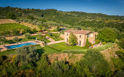 Podere Vigna Nuova: Biens, Aliments, Plantation, Agriculture, Piscine, Villa, Ferme