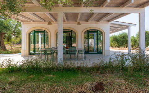 Villa Prestige: Colonne, Ombre, Structure En Plein Air, Jardin, Biens, Aménagement Paysager, Pergola, Pavillon, Villa, Hacienda