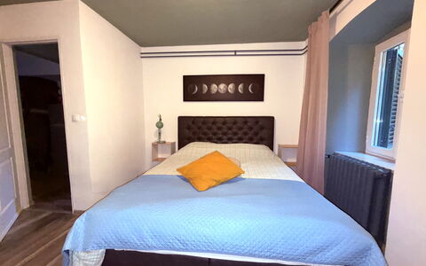 Apartment Niko, Private Garden, Wifi - Opatija: Lit, Meubles, Chambre, Literie, Drap De Lit, Mur, Design Intérieur, Bois, Sol, Linge