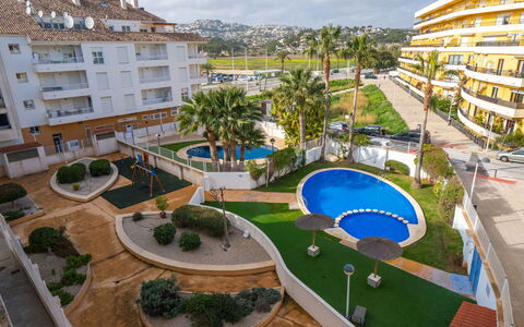 Cala Mora: Carte, Conception, Parc